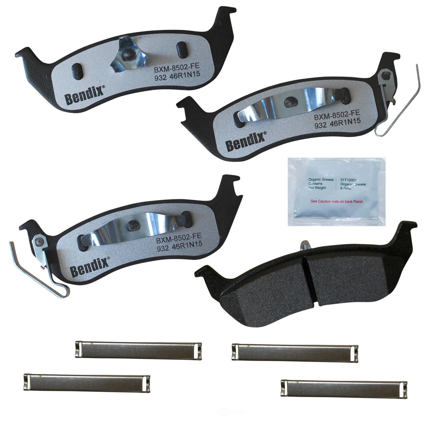 BENDIX FLEET METLOK - Police Semi-Metallic SDR Disc Brake Pad (Rear) - BFM PBD932