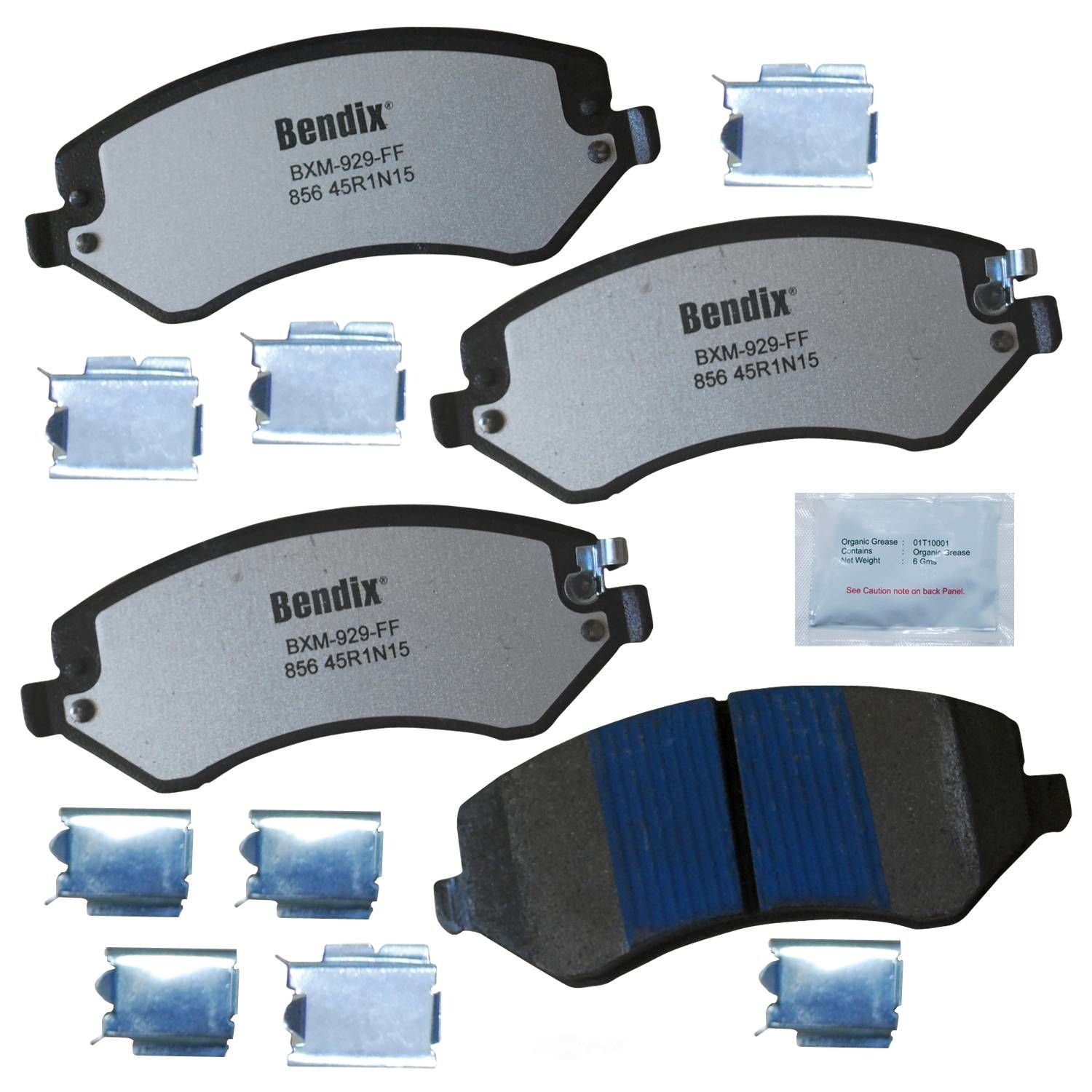 BENDIX FLEET METLOK - Fleet Metlok Semi-Metallic SDR Disc Brake Pad - BFM MKD856FM