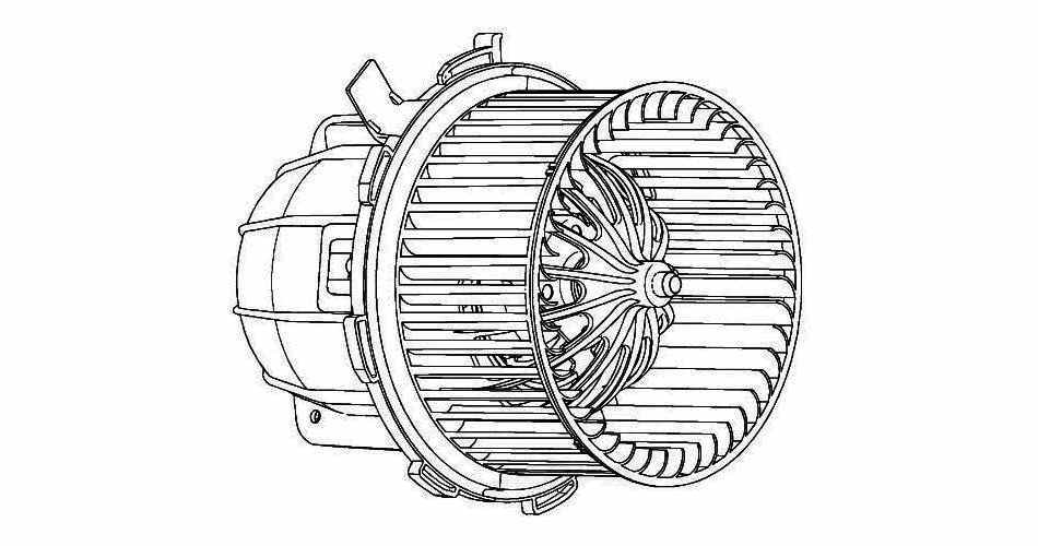BEHR HELLA SERVICE - Premium Perfect Fit Hvac Blower - BHS 351040251