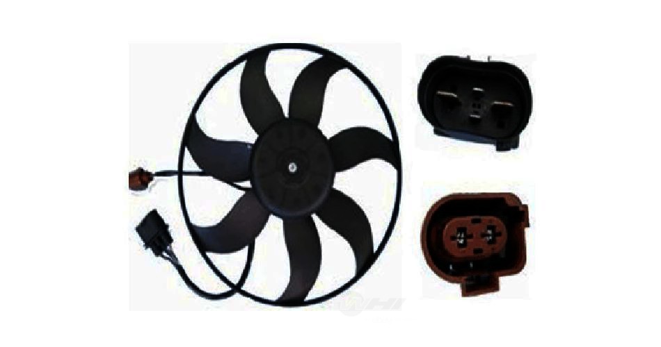 BEHR HELLA SERVICE - Left Side Perfect Fit Cooling Fan (Left) - BHS 351039191