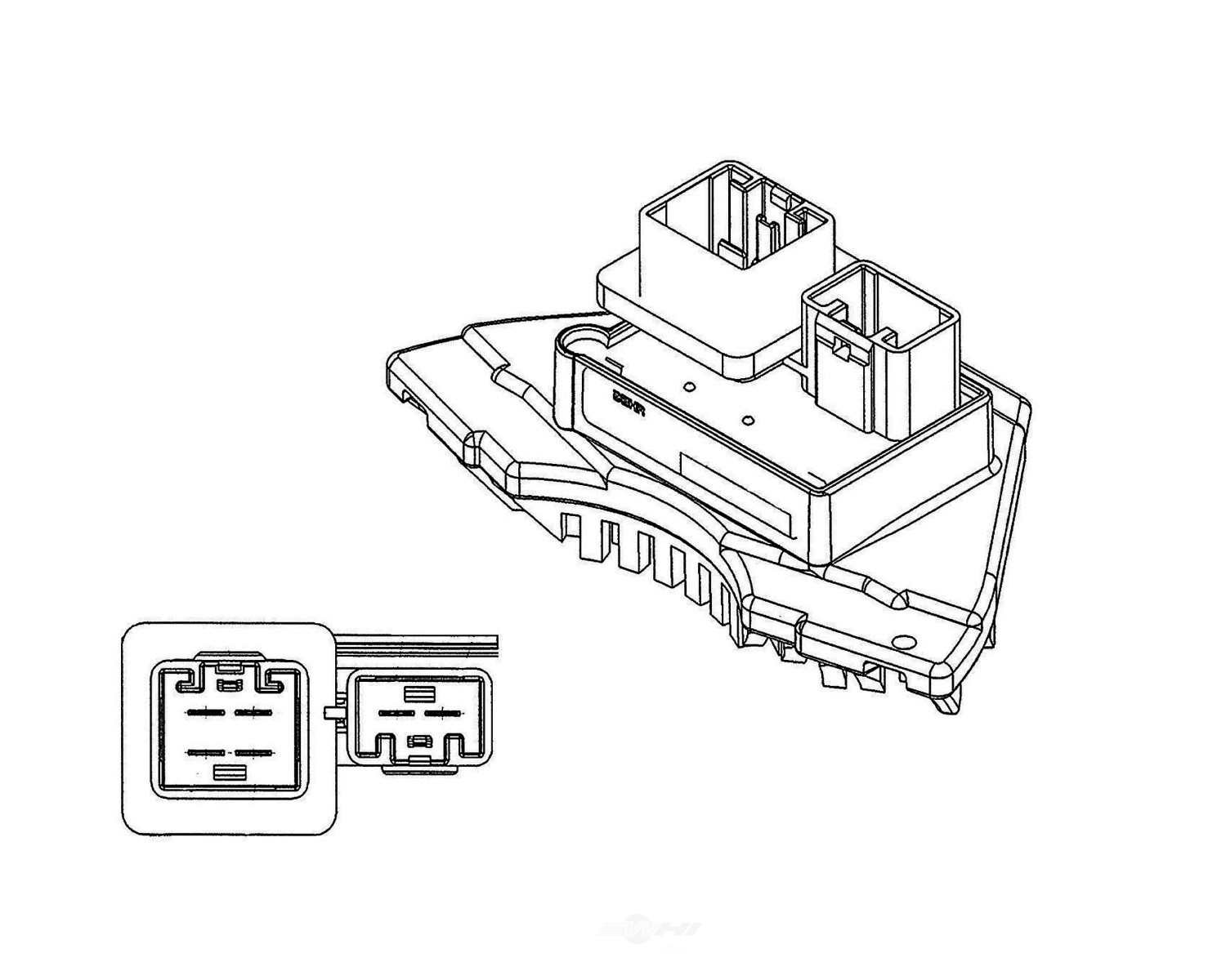 BEHR HELLA SERVICE - Premium Perfect Fit Hvac Regulator - BHS 351321231