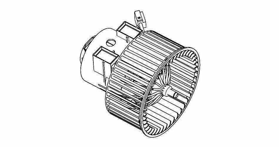 BEHR HELLA SERVICE - Premium Perfect Fit Hvac Blower - BHS 351040271