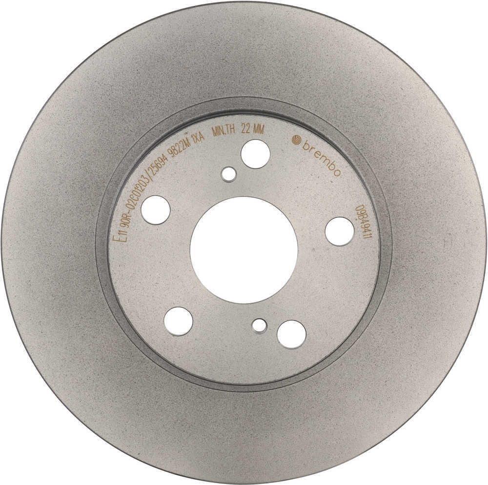 Premium Coated Vented Brake Rotor