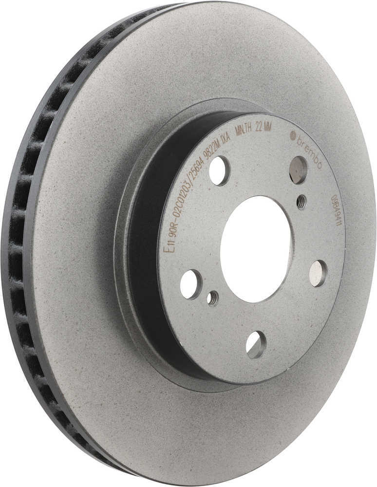 Premium Coated Vented Brake Rotor