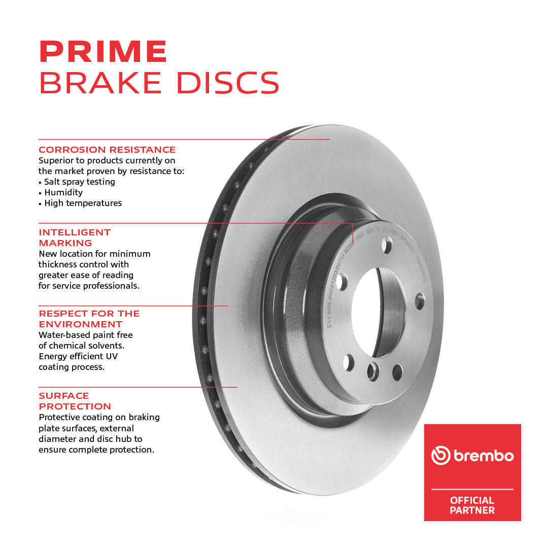 Premium Coated Vented Brake Rotor