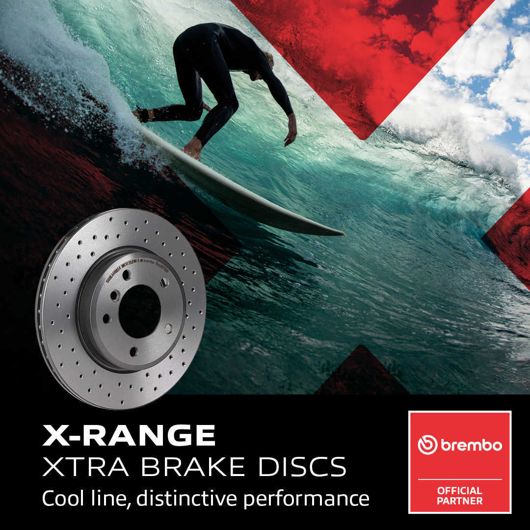 Premium UV Coated Xtra Cross Drilled Brake Rotor