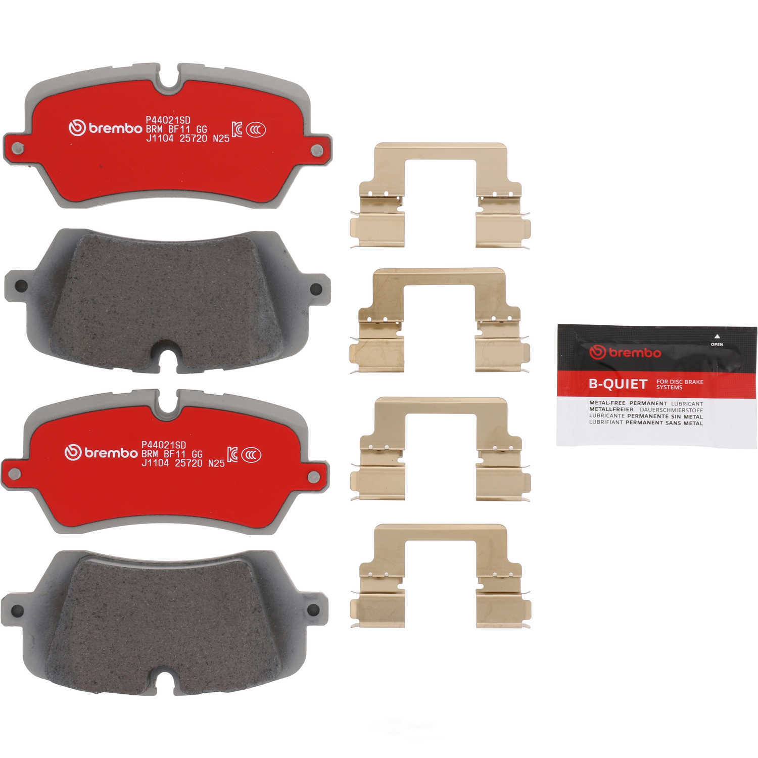 BREMBO NORTH AMERICA P44021SD — Jeu de plaquettes de frein à disque arrière