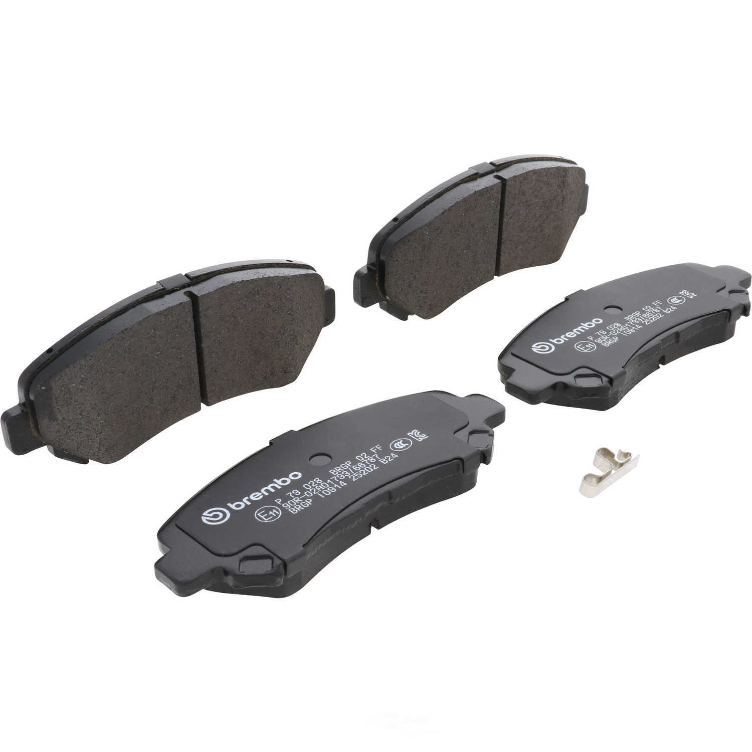 BREMBO NORTH AMERICA P79028 — Jeu de plaquettes de frein à disque avant
