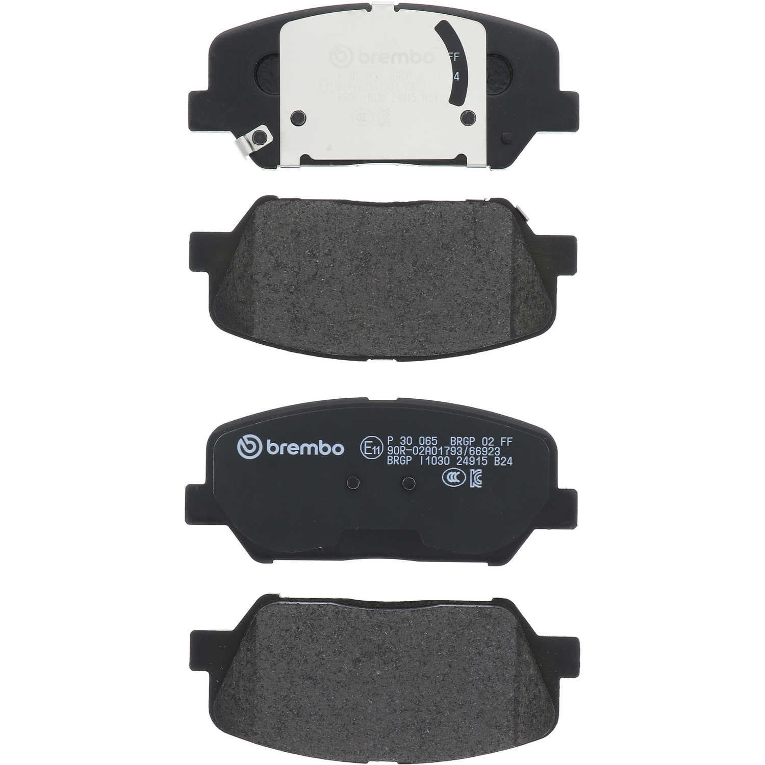 BREMBO NORTH AMERICA P30065 — Jeu de plaquettes de frein à disque avant