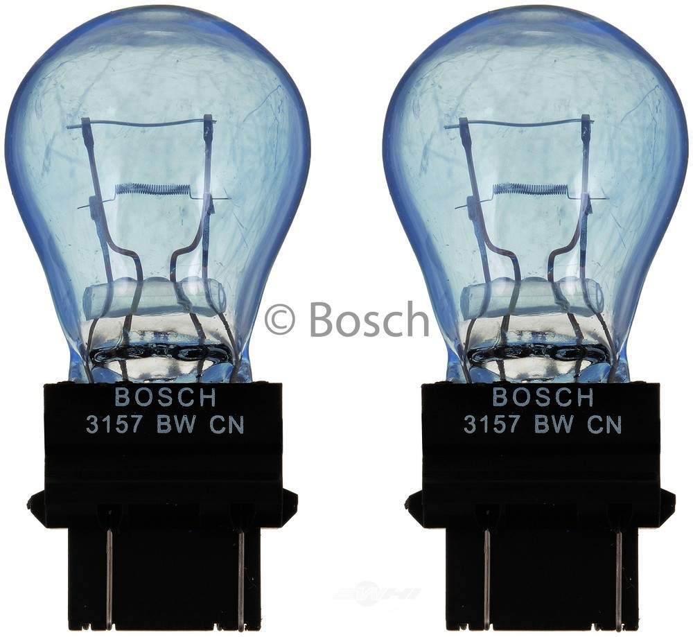BOSCH - Bright White - Twin Pack Brake Light Bulb - BOS - 3157bw