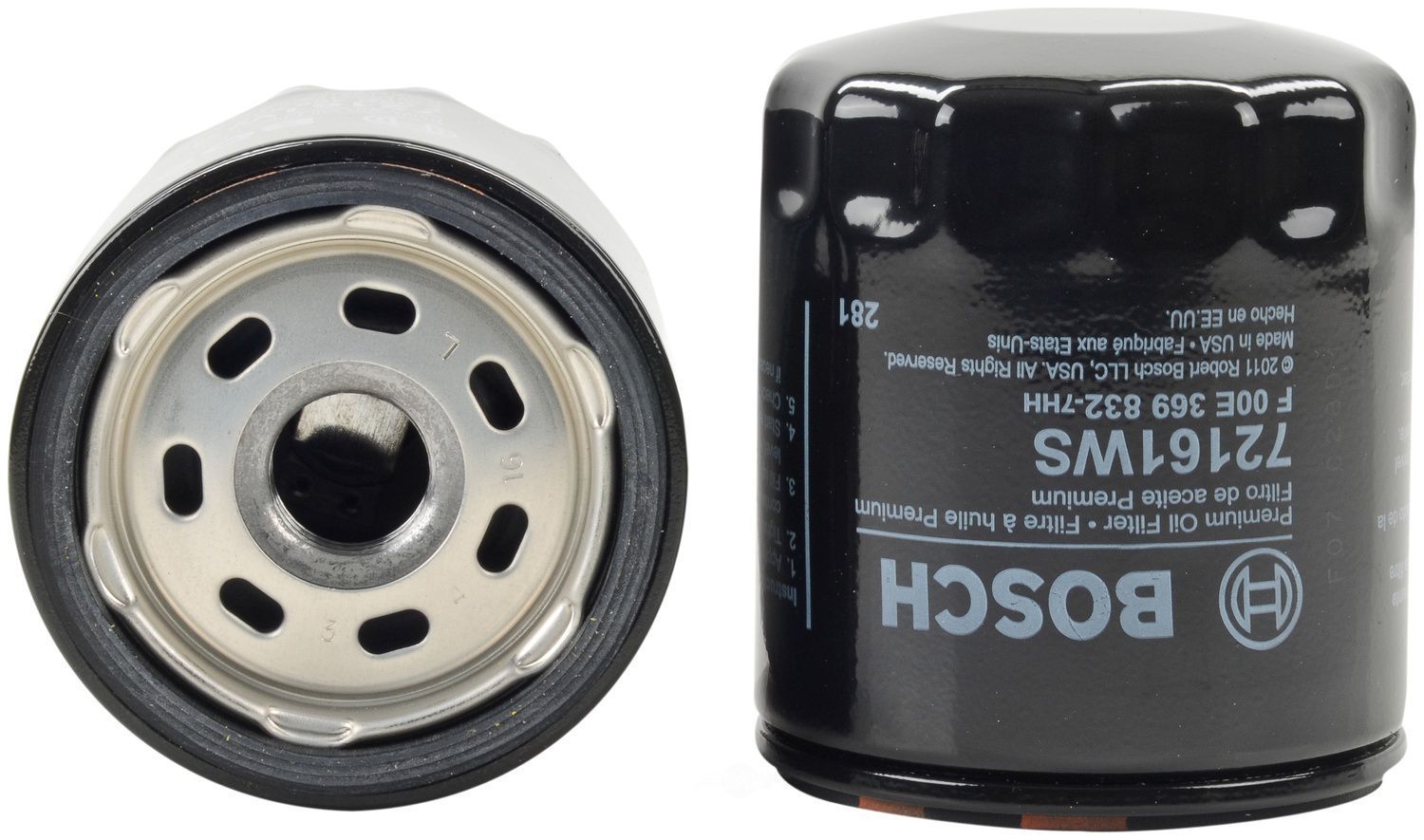 BOSCH 72161WS — Filtre à huile moteur