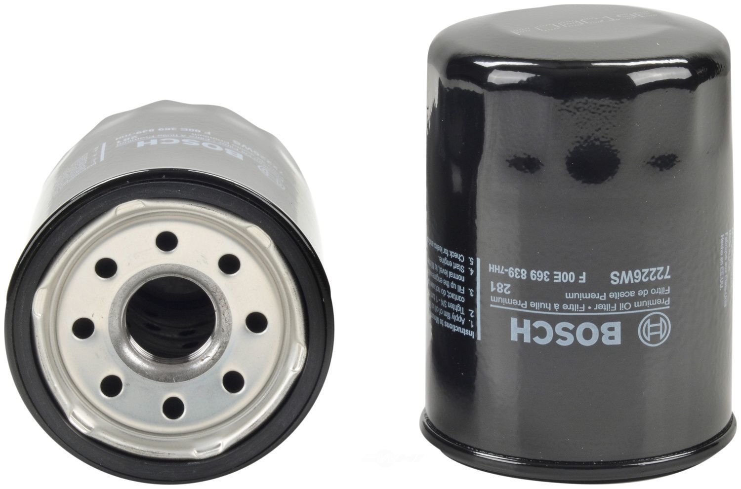 BOSCH 72226WS — Filtre à huile moteur