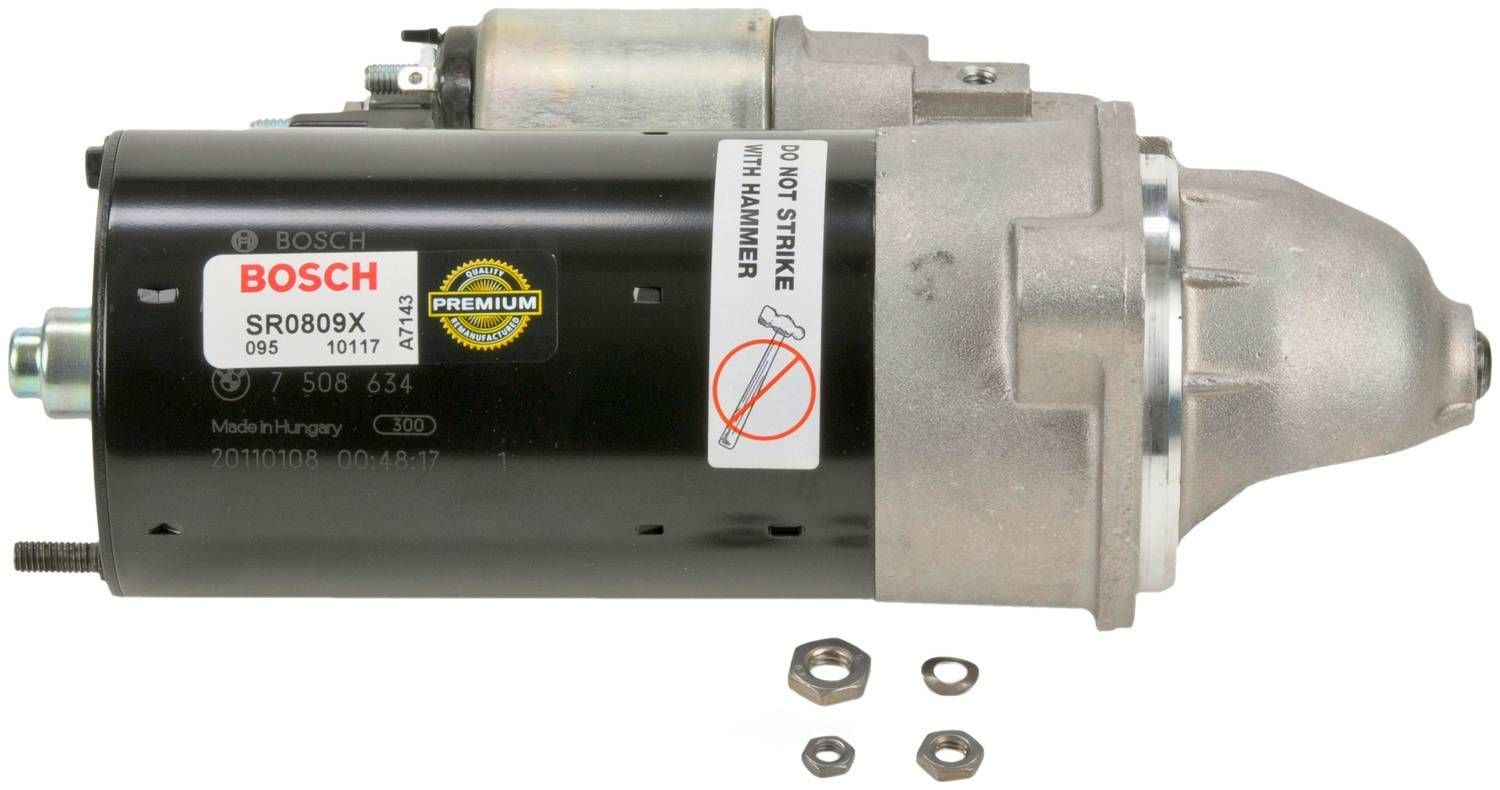 BOSCH - Reman Starter Motor - BOS SR0809X