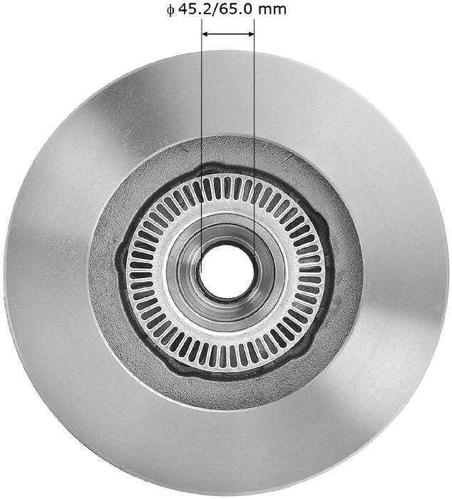 BENDIX PREMIUM DRUM AND ROTOR - Bendix Brake Rotor (Front) - BPD PRT5076