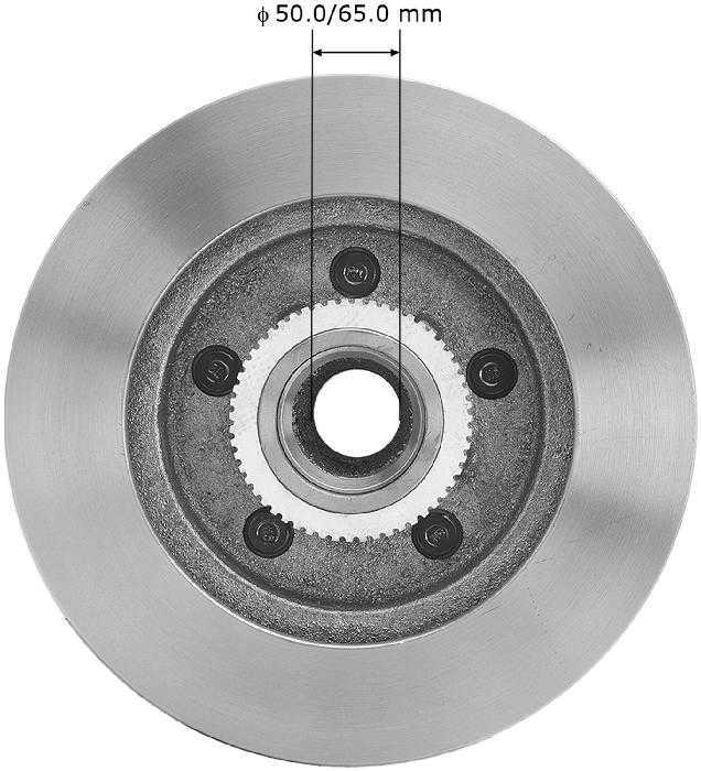 BENDIX PREMIUM DRUM AND ROTOR - Bendix Brake Rotor (Front) - BPD PRT1829