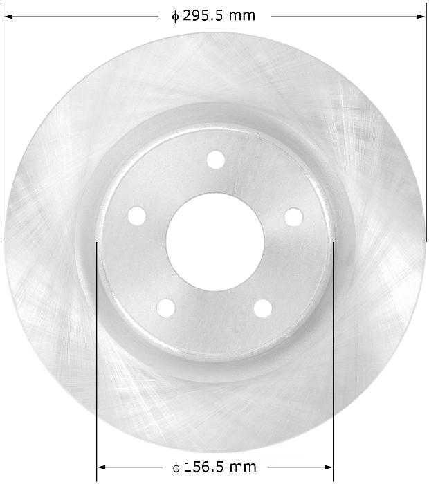BENDIX PREMIUM DRUM AND ROTOR - Bendix Brake Rotor (Front) - BPD PRT5720
