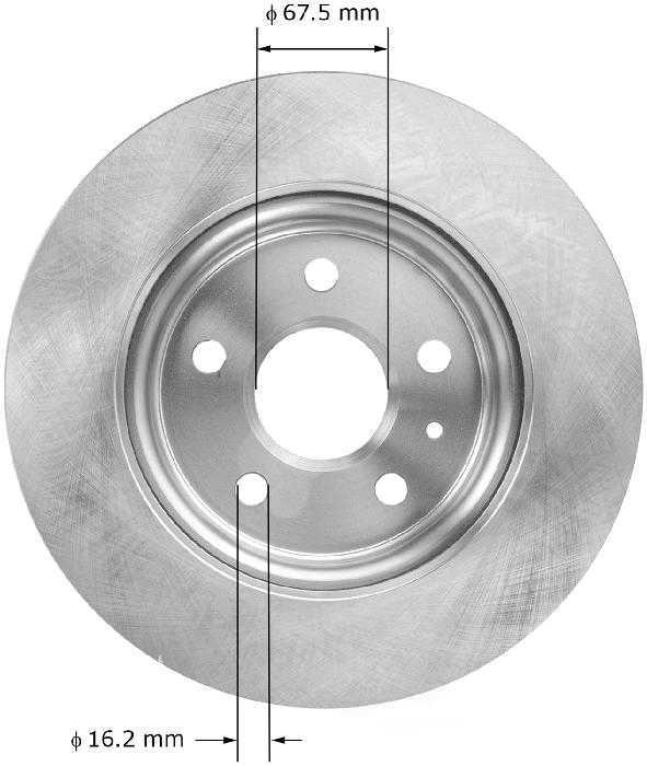 BENDIX PREMIUM DRUM AND ROTOR - Bendix Brake Rotor - BPD PRT6073