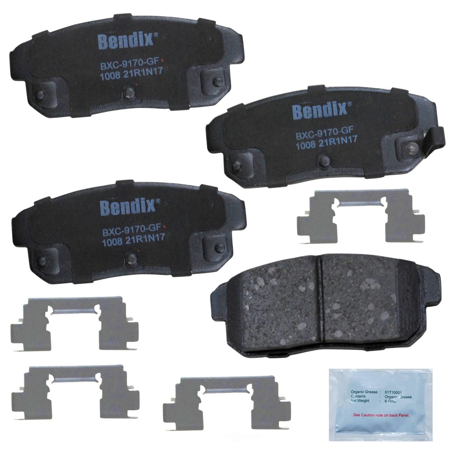 BENDIX PREMIUM COPPER FREE - Bendix Priority One Ceramic BPR - BPF CFC1008