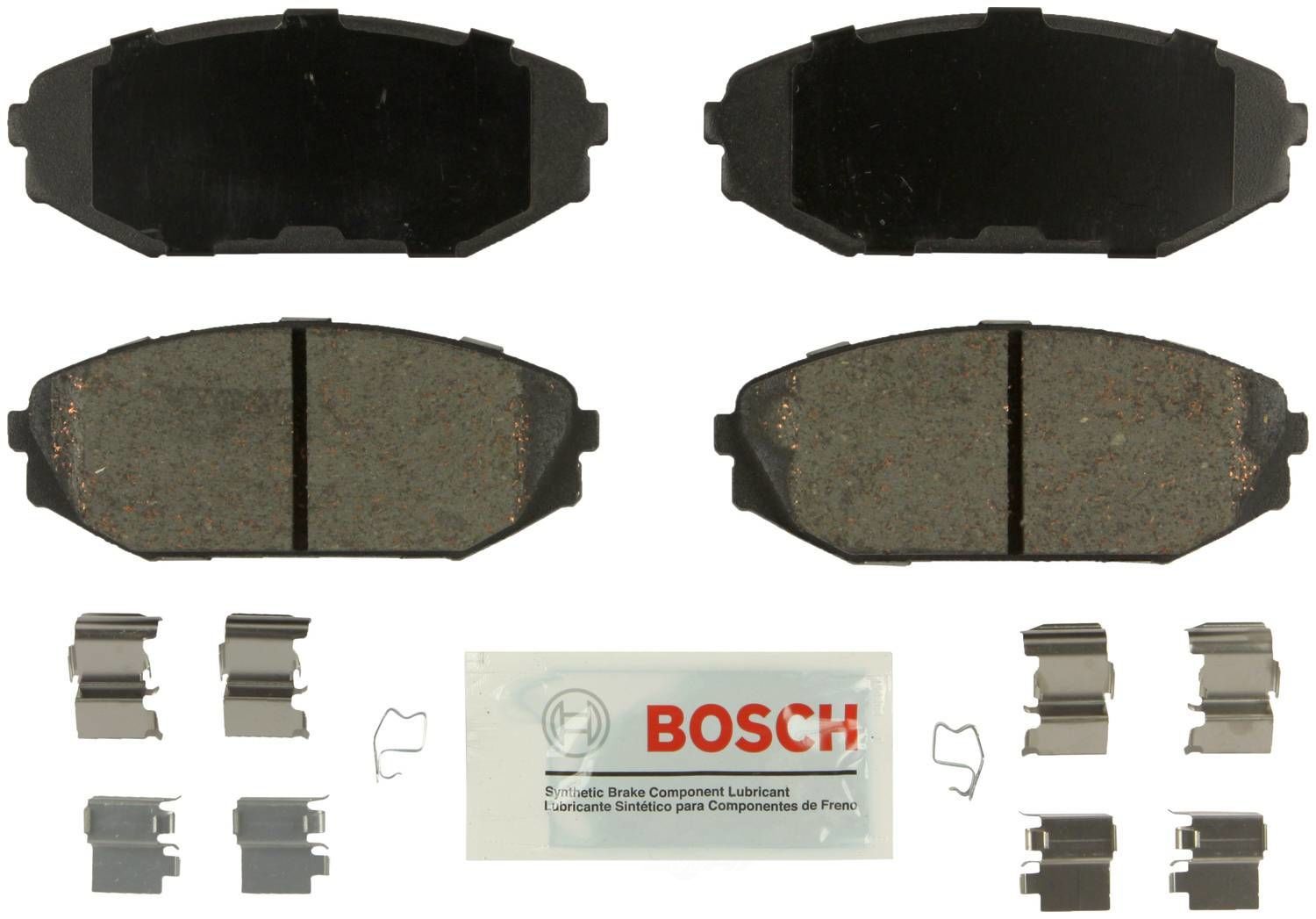 BOSCH BRAKE - Bosch Blue Ceramic Brake Pads with Hardware - BQC - be793h