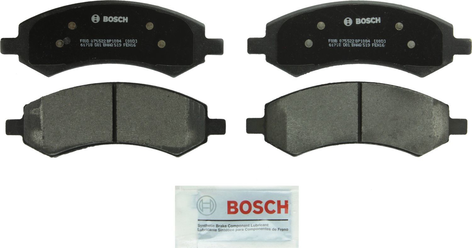 BOSCH BRAKE - Bosch QuietCast Semi-Metallic Brake Pads - BQC - bp1084