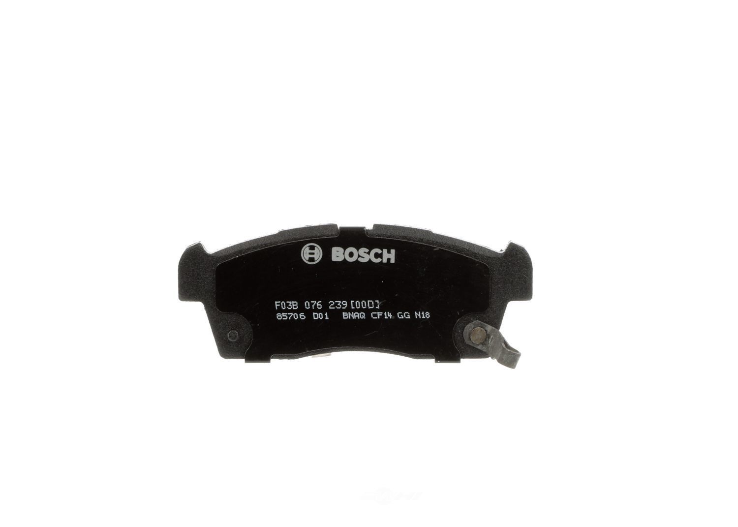 BOSCH BRAKE - Bosch QuietCast Brake Pad Ceramic Brake Pads - BQC - bc1658