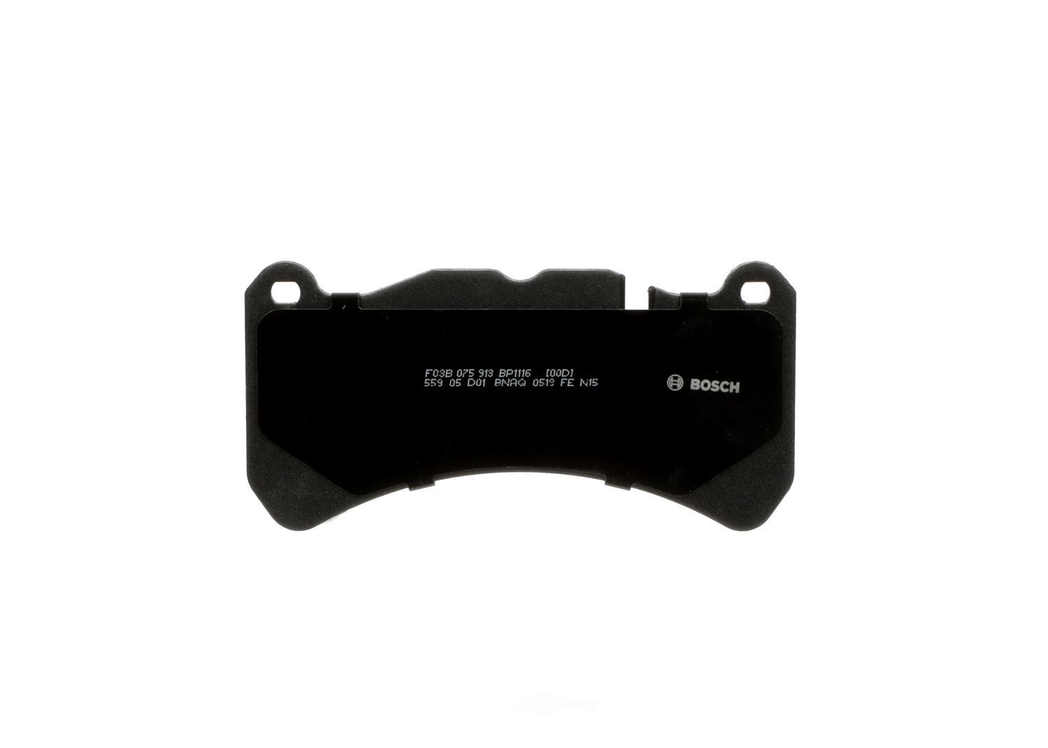 BOSCH BRAKE - Bosch QuietCast Semi-Metallic Brake Pads - BQC - bp1116