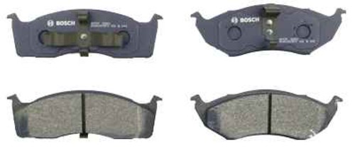 BOSCH BRAKE - Bosch QuietCast Semi-Metallic Brake Pads - BQC - bp591
