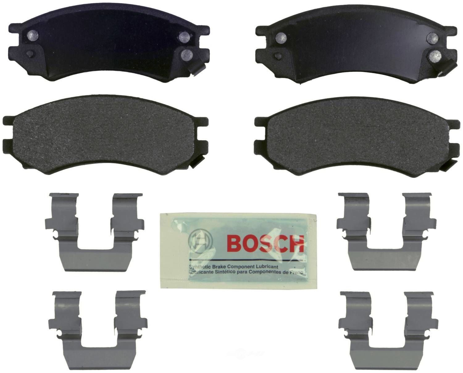 BOSCH BRAKE - Bosch Blue Ceramic Brake Pads with Hardware - BQC - be507h