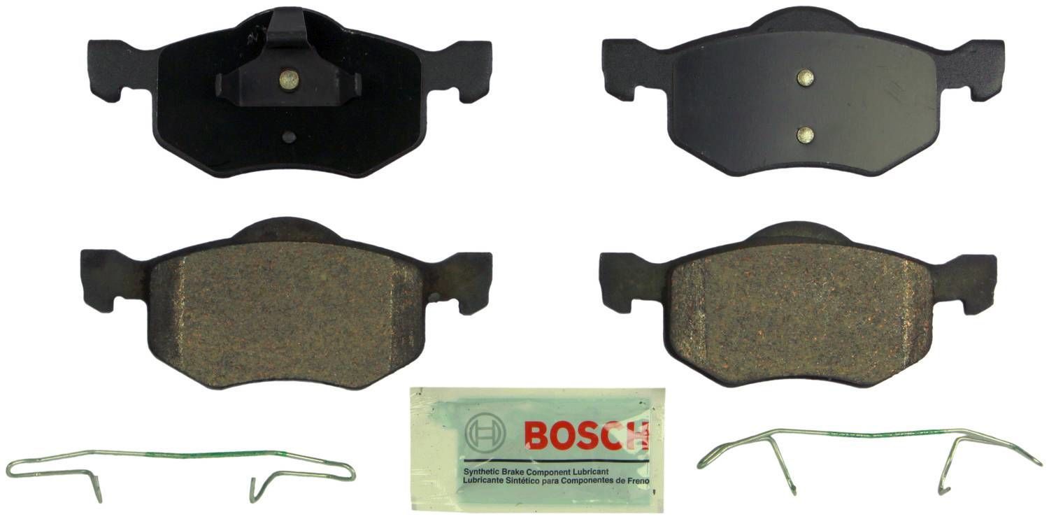 BOSCH BRAKE - Bosch Blue Semi-Metallic Brake Pads with Hardware - BQC - be843h