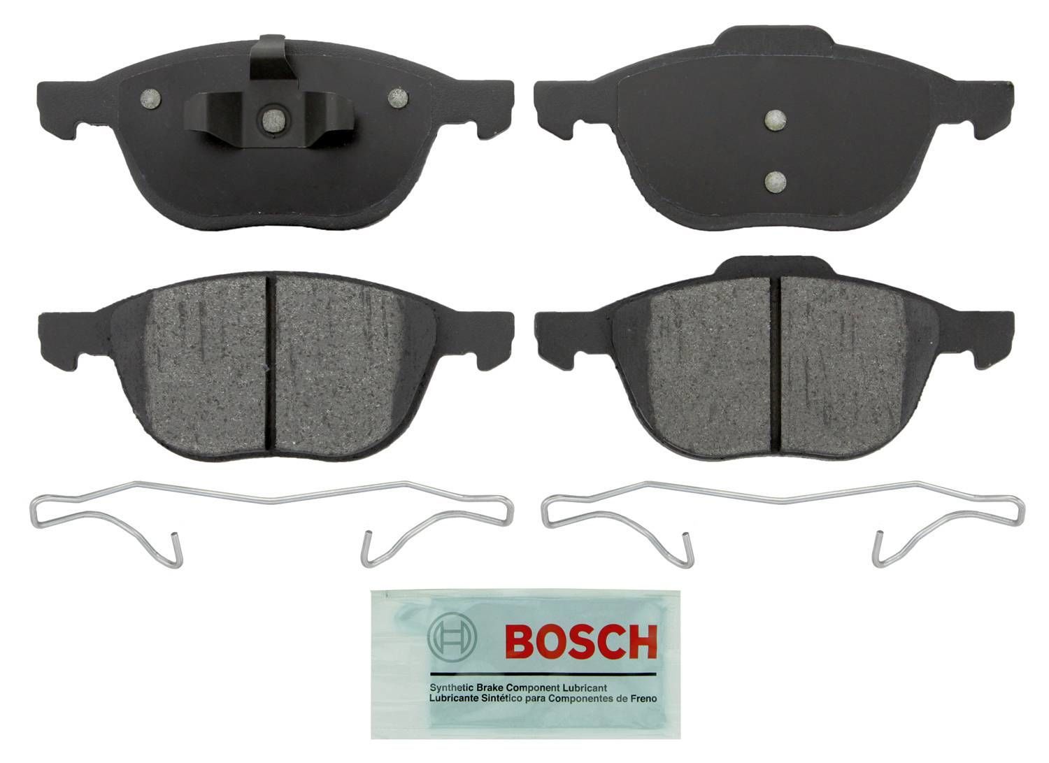 BOSCH BRAKE - Bosch Blue Ceramic Brake Pads with Hardware - BQC - be1044h