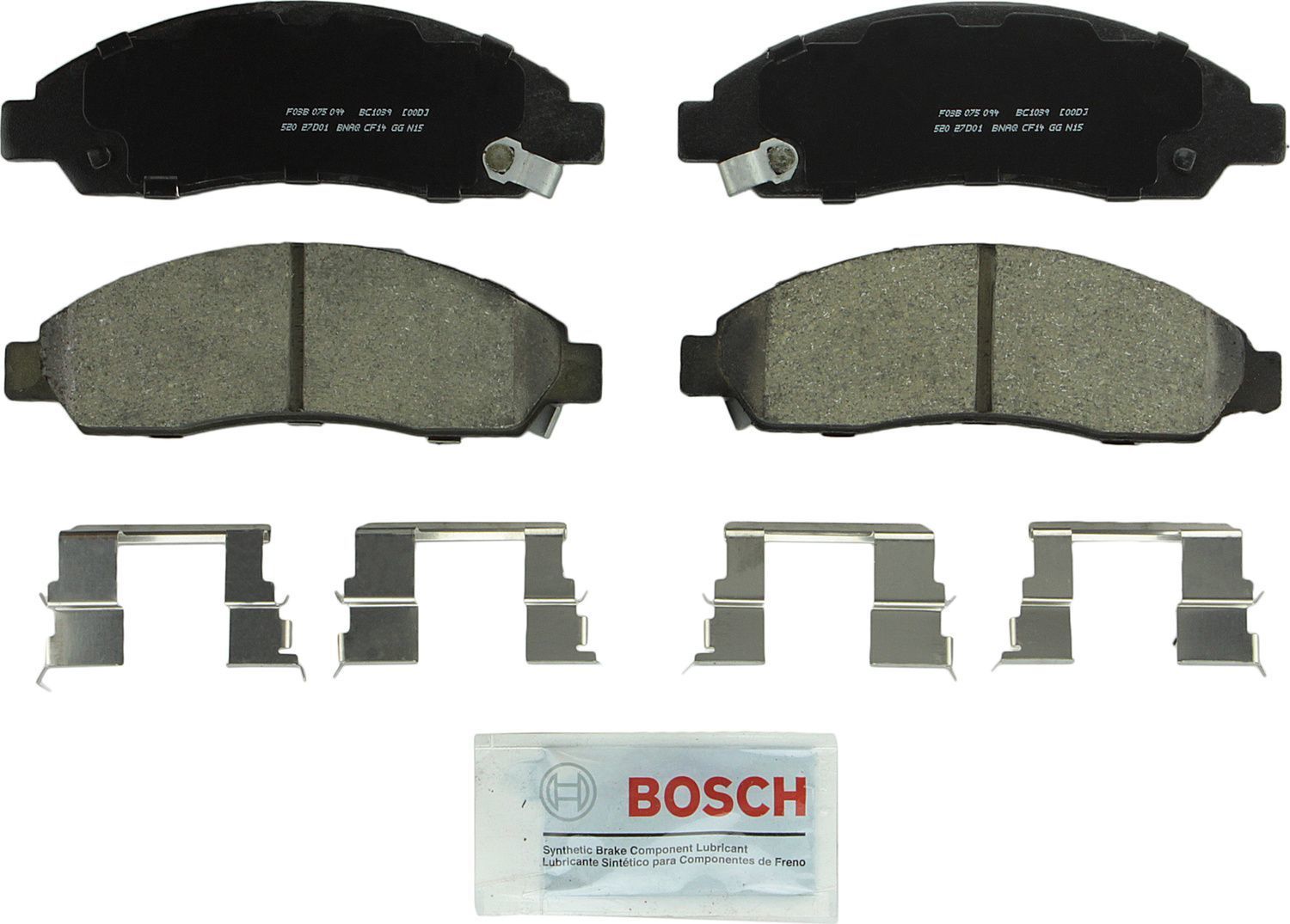 BOSCH BRAKE - Bosch QuietCast Brake Pad Ceramic Brake Pads - BQC - bc1039