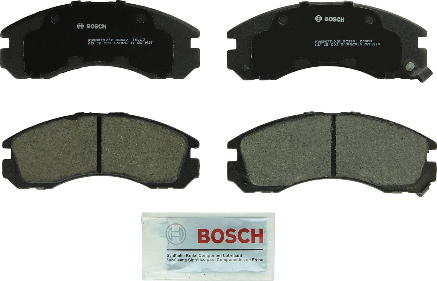 BOSCH BRAKE - Bosch QuietCast Brake Pad Ceramic Brake Pads - BQC - bc530