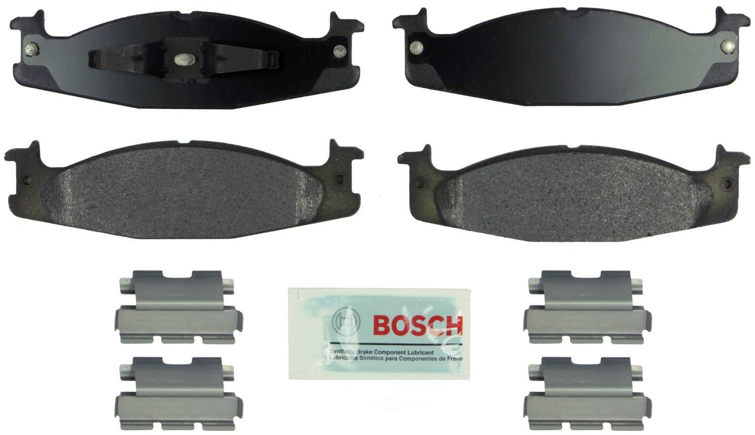 BOSCH BRAKE - Bosch Blue Ceramic Brake Pads with Hardware - BQC - be632h