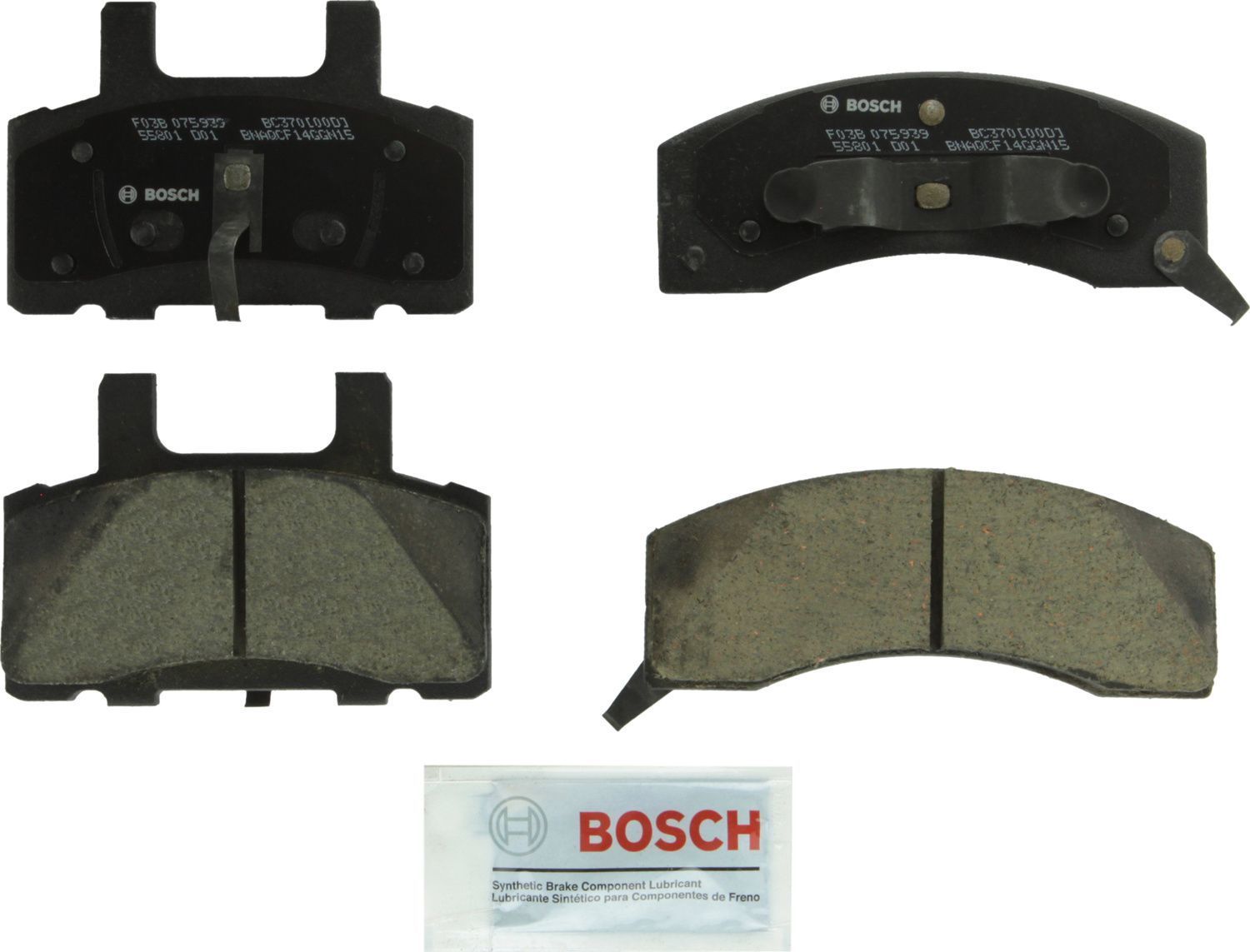 BOSCH BRAKE - Bosch QuietCast Brake Pad Ceramic Brake Pads - BQC - bc370