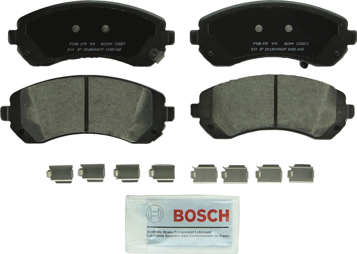 BOSCH BRAKE - Bosch QuietCast Brake Pad Ceramic Brake Pads - BQC - bc844