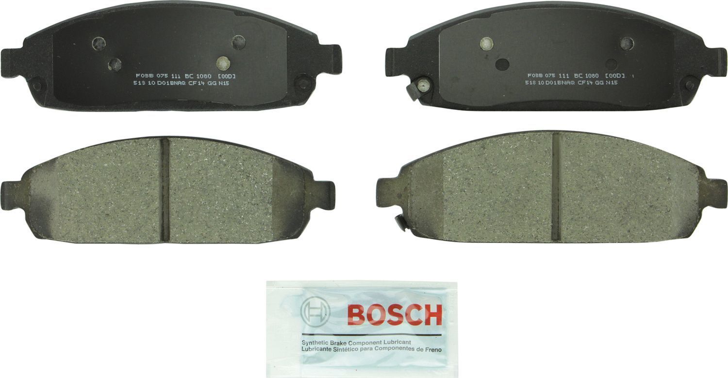 BOSCH BRAKE - Bosch QuietCast Brake Pad Ceramic Brake Pads - BQC - bc1080