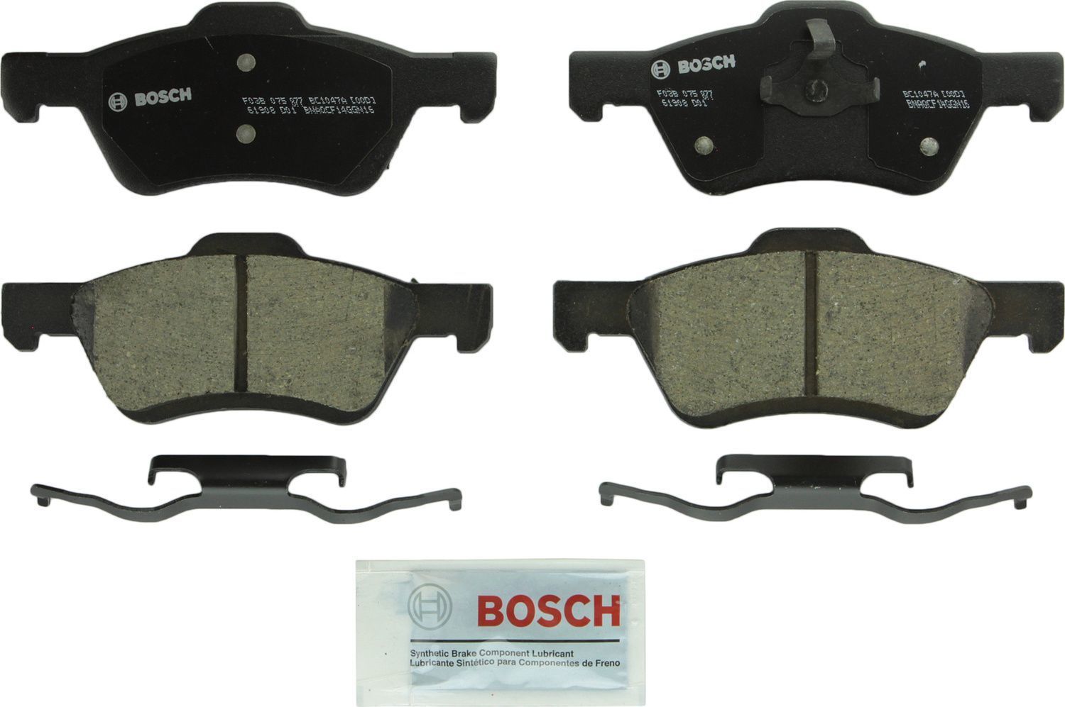 BOSCH BRAKE - Bosch QuietCast Brake Pad Ceramic Brake Pads - BQC - bc1047a