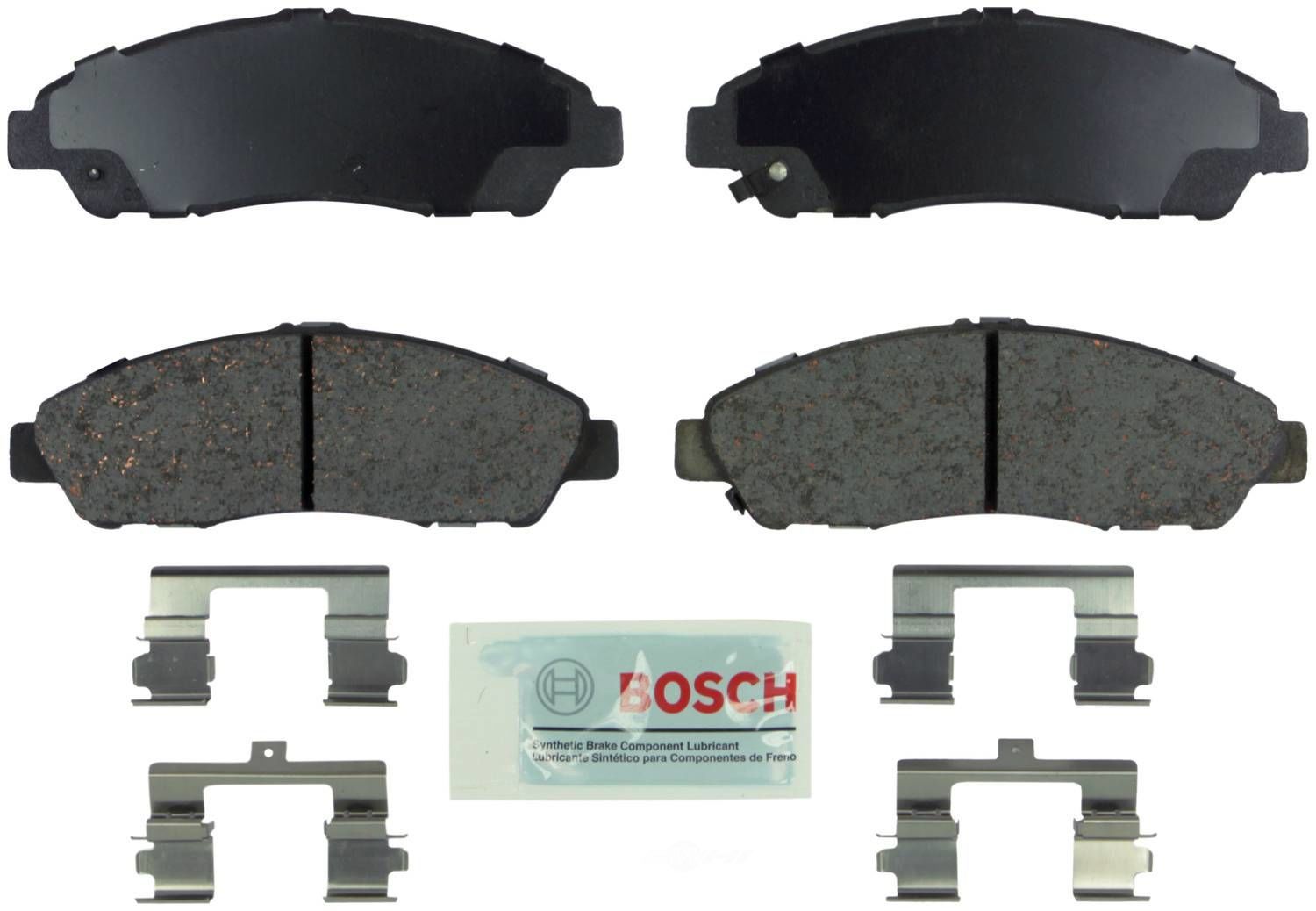 BOSCH BRAKE - Bosch Blue Ceramic Brake Pads with Hardware - BQC - be1280h