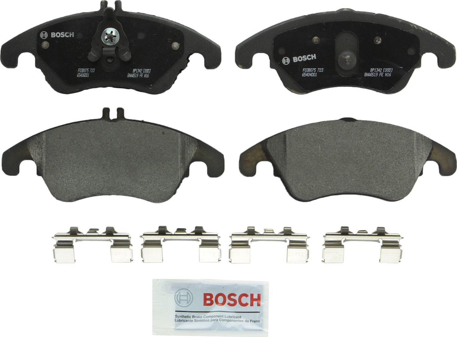 BOSCH BRAKE BP1342 — Jeu de plaquettes de frein à disque avant