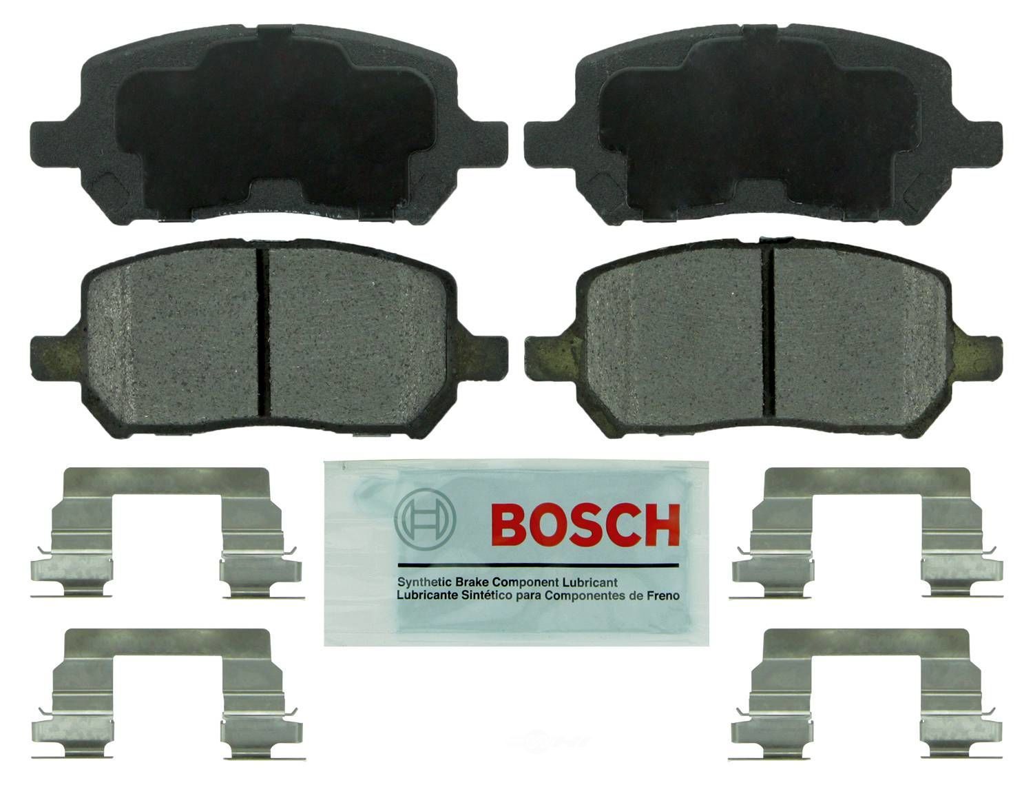 BOSCH BRAKE - Bosch Blue Ceramic Brake Pads with Hardware - BQC - be956h