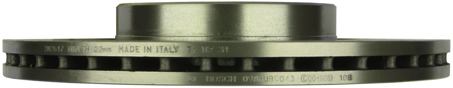 BOSCH BRAKE - Bosch QuietCast Disc Brake Rotor - BQC - 14010043
