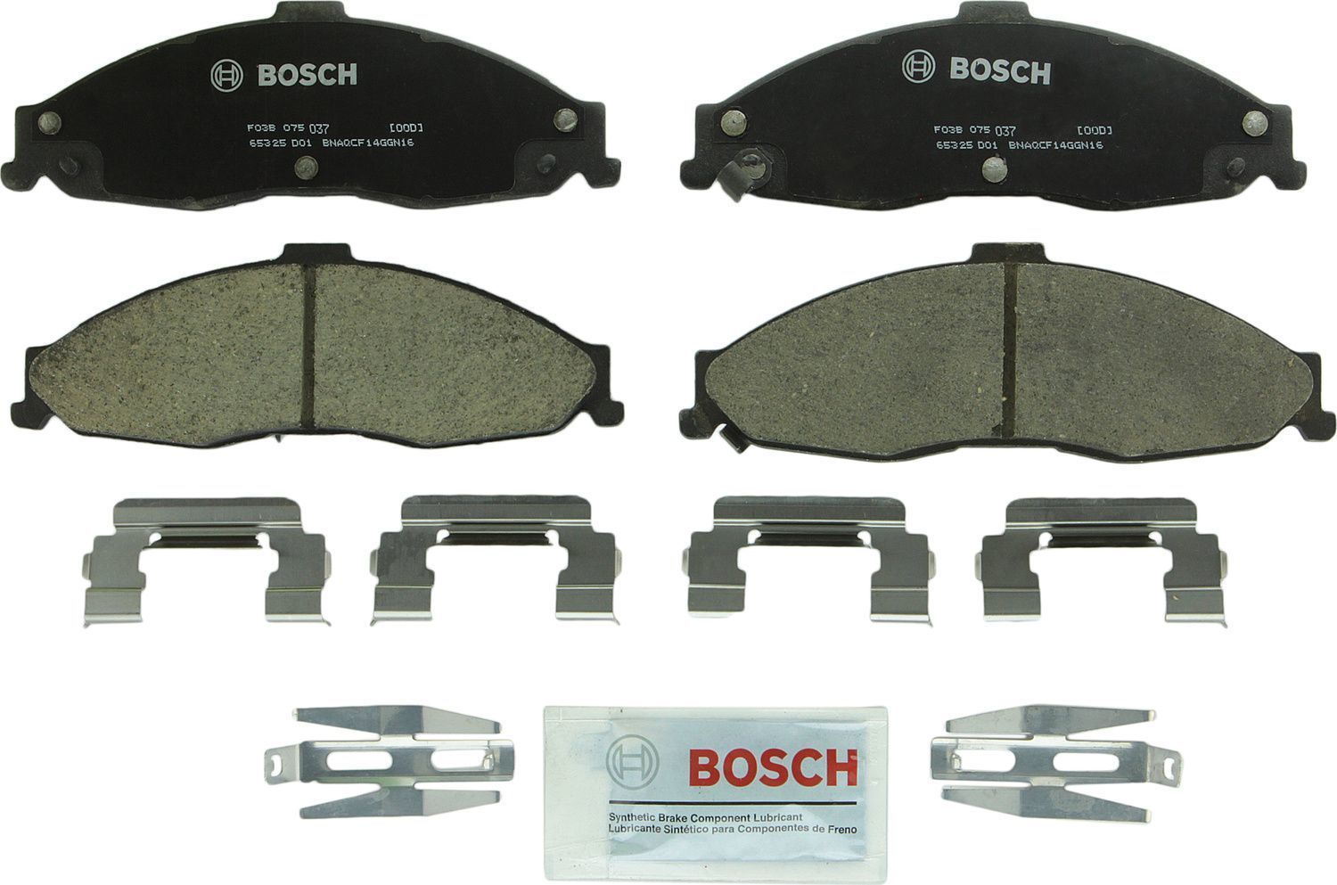 BOSCH BRAKE - Bosch QuietCast Brake Pad Ceramic Brake Pads - BQC - bc749