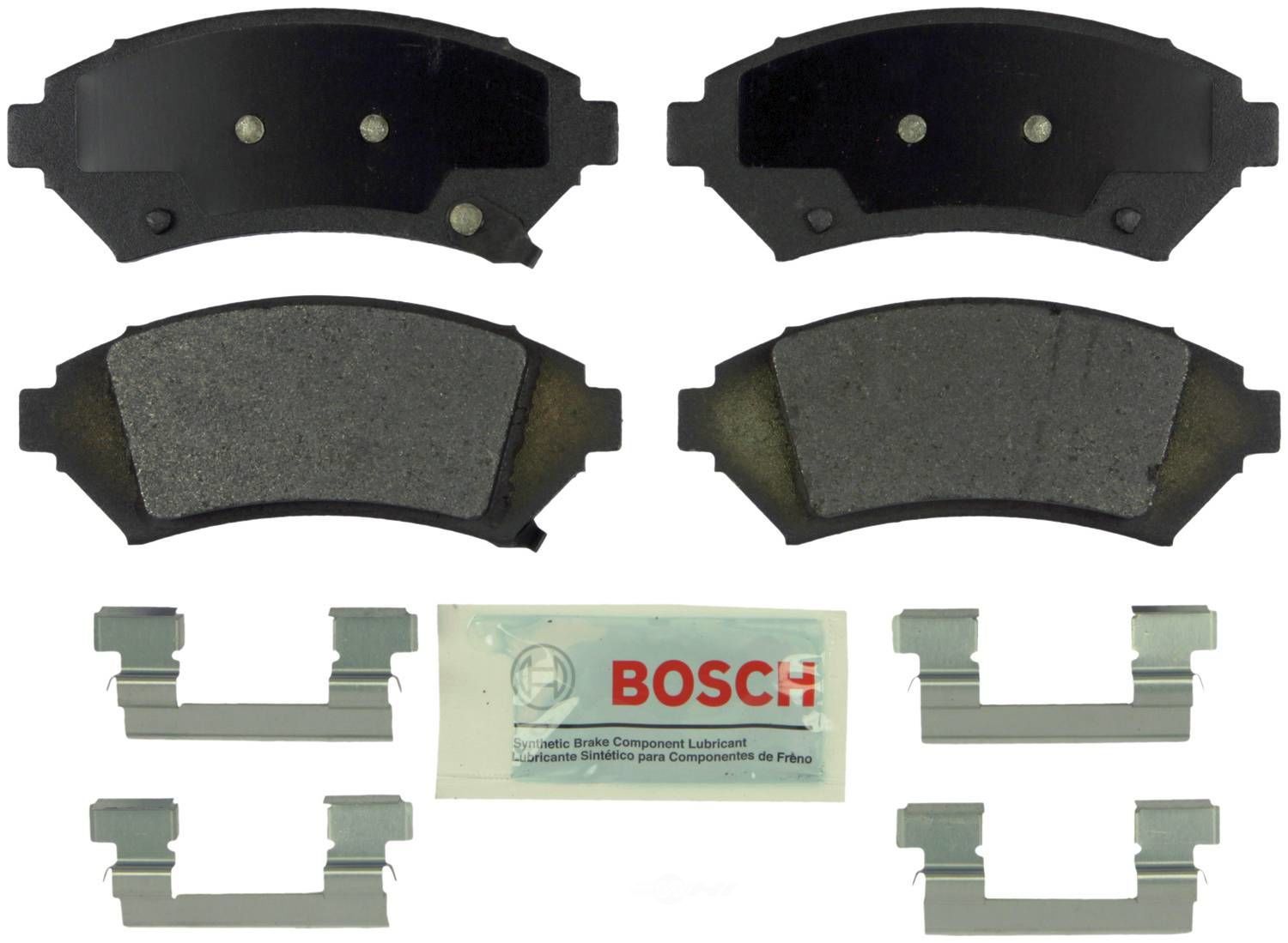 BOSCH BRAKE - Bosch Blue Semi-Metallic Brake Pads with Hardware - BQC - be699h