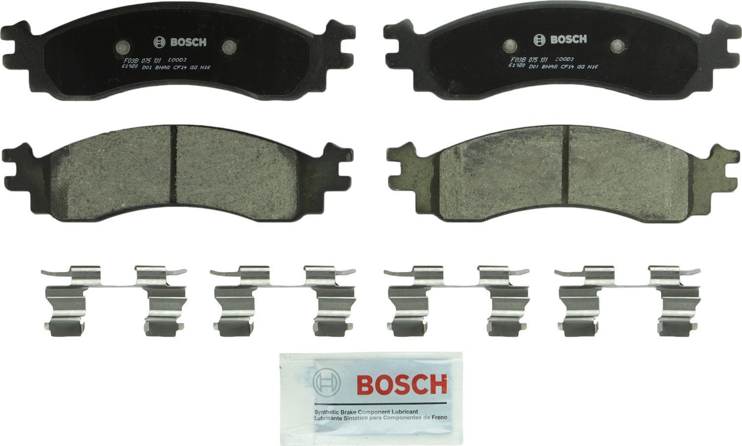 BOSCH BRAKE - Bosch QuietCast Brake Pad Ceramic Brake Pads - BQC - bc1158
