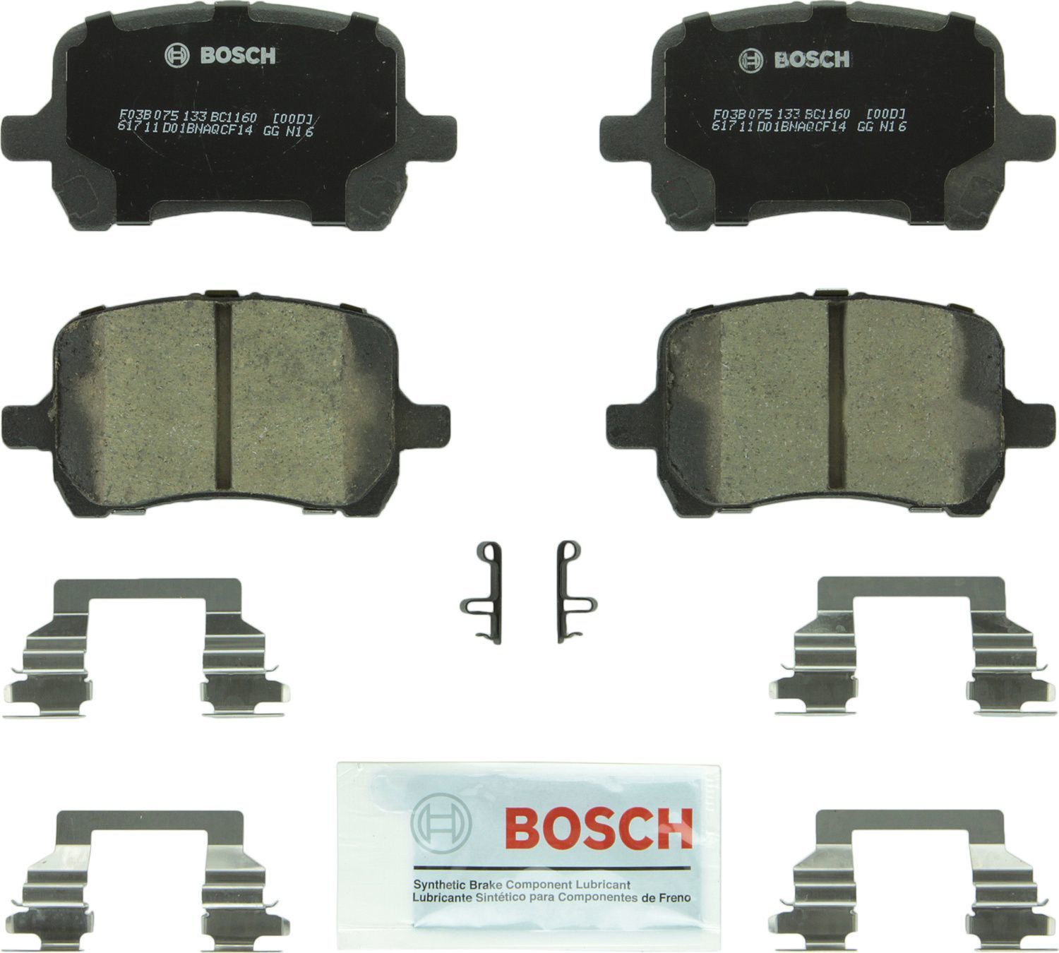 BOSCH BRAKE Bosch QuietCast Brake Pad Ceramic Brake Pads Part