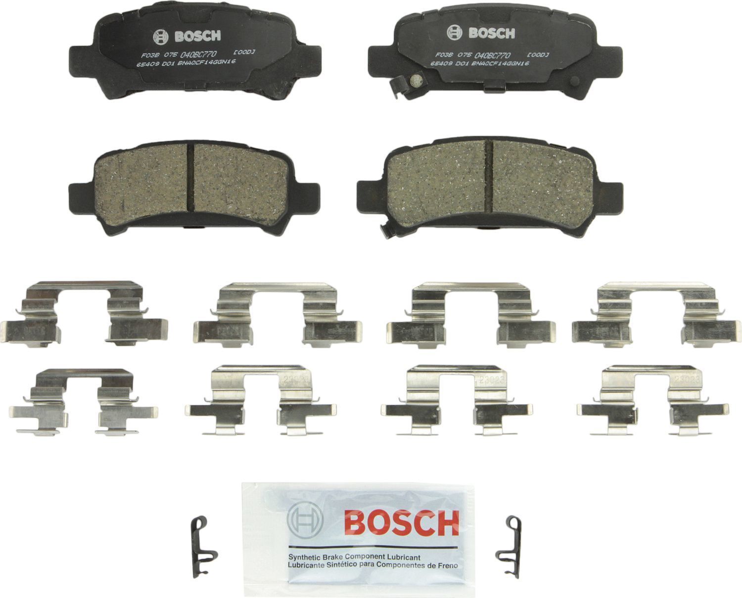 BOSCH BRAKE - Bosch QuietCast Brake Pad Ceramic Brake Pads (Rear) - BQC BC770