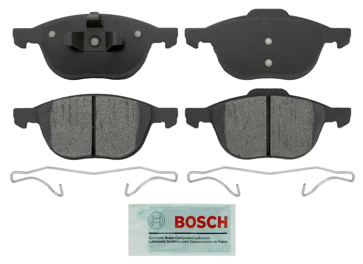 BOSCH BRAKE - Bosch Blue Ceramic Brake Pads with Hardware (Front) - BQC BE1044H
