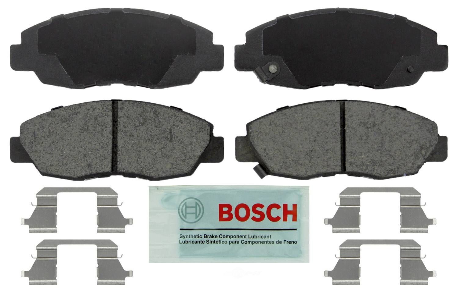 BOSCH BRAKE - Bosch Blue Ceramic Brake Pads with Hardware - BQC BE465AH