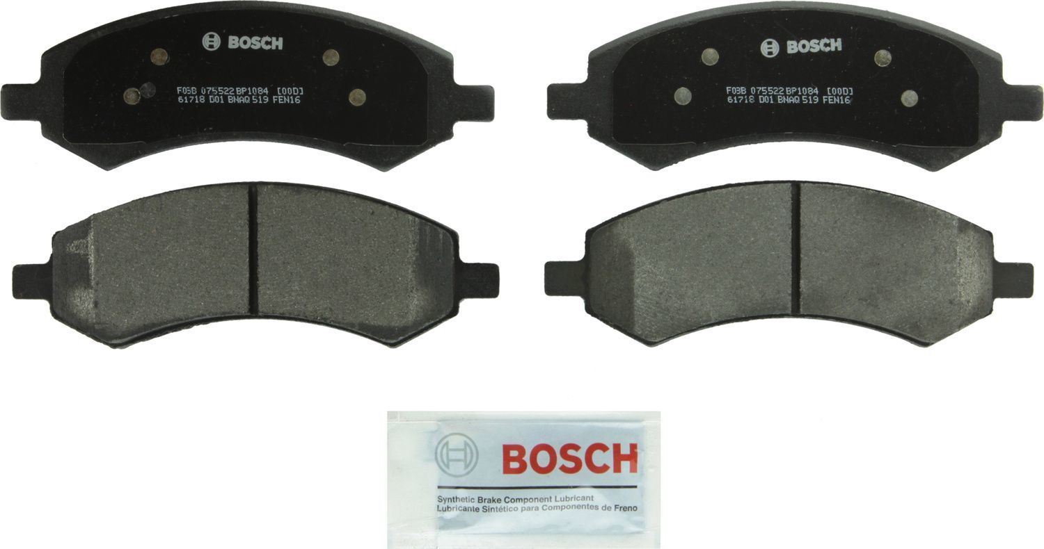 BOSCH BRAKE - Bosch QuietCast Semi-Metallic Brake Pads (Front) - BQC BP1084