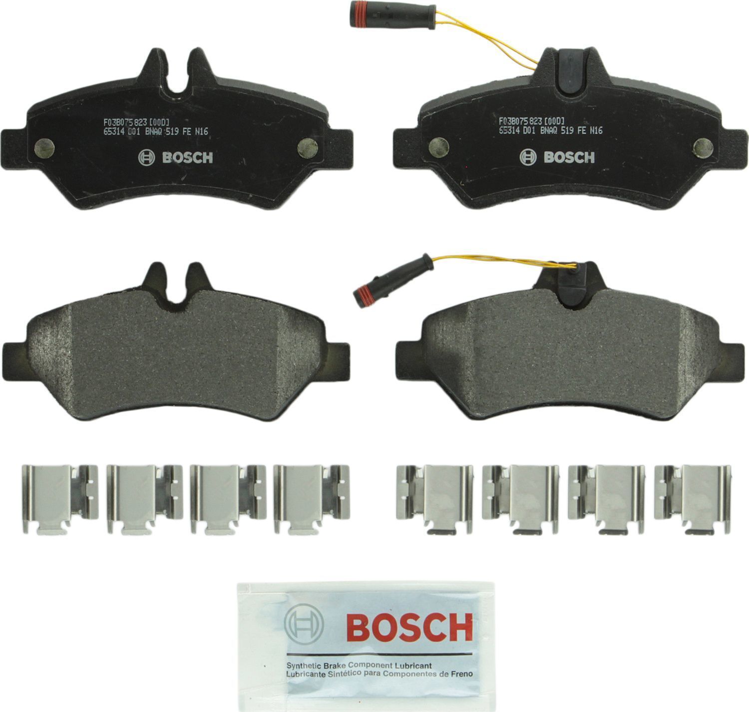 BOSCH BRAKE - Bosch QuietCast Semi-Metallic Brake Pads (Rear) - BQC BP1317